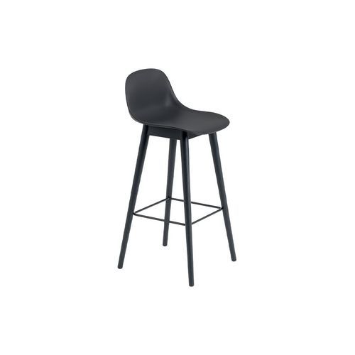 Fiber Barstool - Wood Base