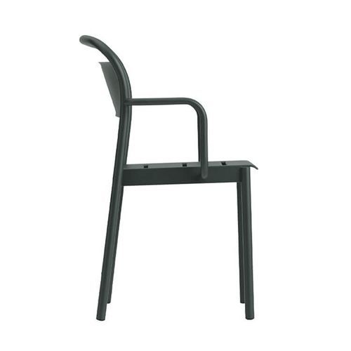 Linear Steel Armchair