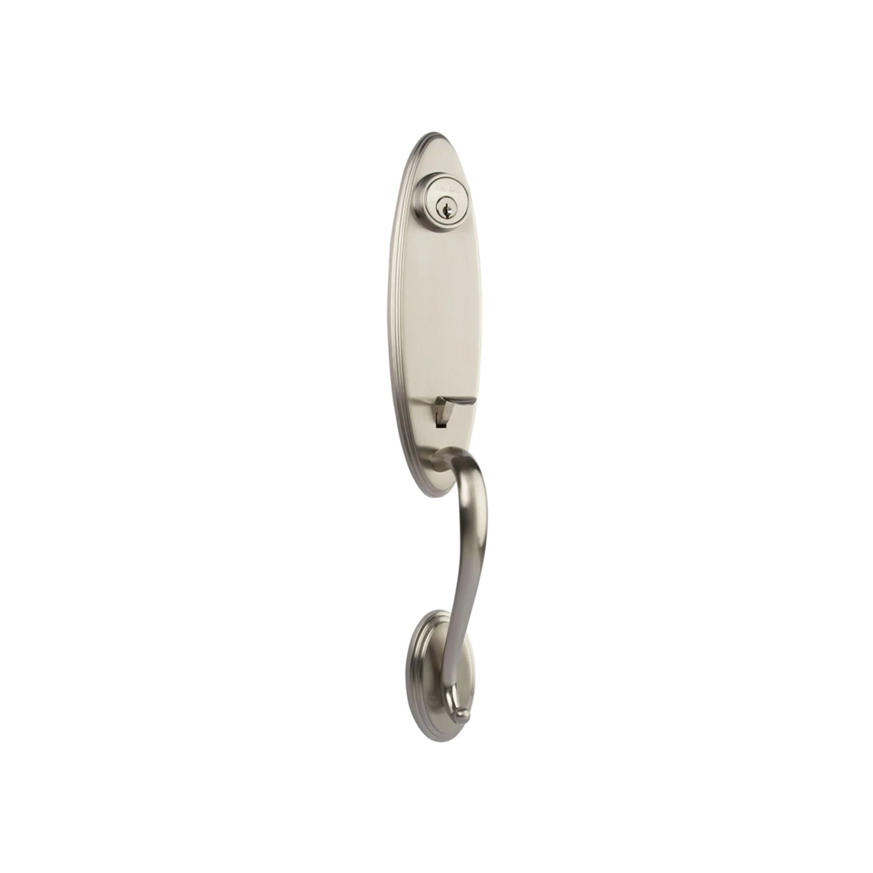 N2lok Loire Double Cylinder Entry Set Satin Nickel
