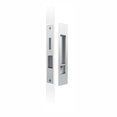 Mardeco 'M' Series Flush Pull Privacy Set Brushed Satin Chrome for Sliding Doors BSC8004SET