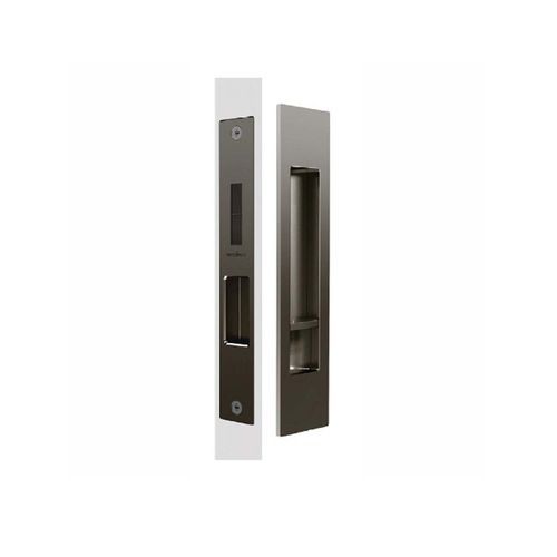 Mardeco 'M' Series Flush Pull Privacy Set Bronze for Sliding Doors BR8004SET