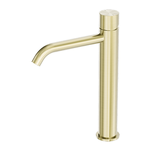 Zen SS316L Tall Basin Mixer Handless | Brushed Gold