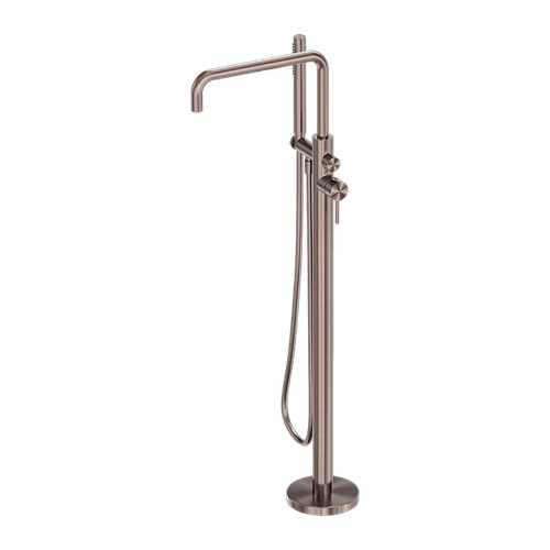 Zen SS316L Freestanding Bath Mixer | Brushed Bronze
