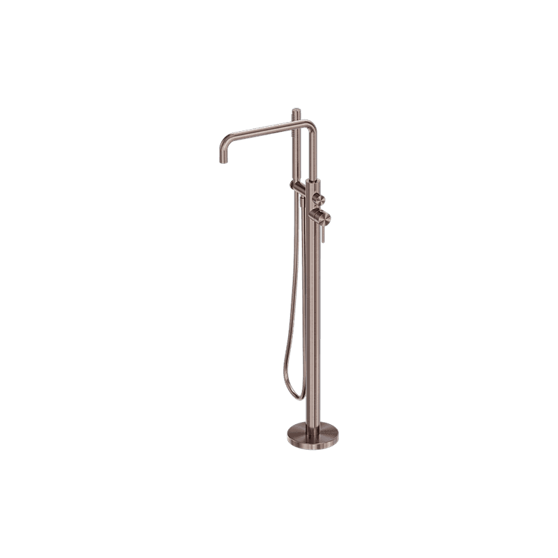 Zen SS316L Freestanding Bath Mixer | Brushed Bronze