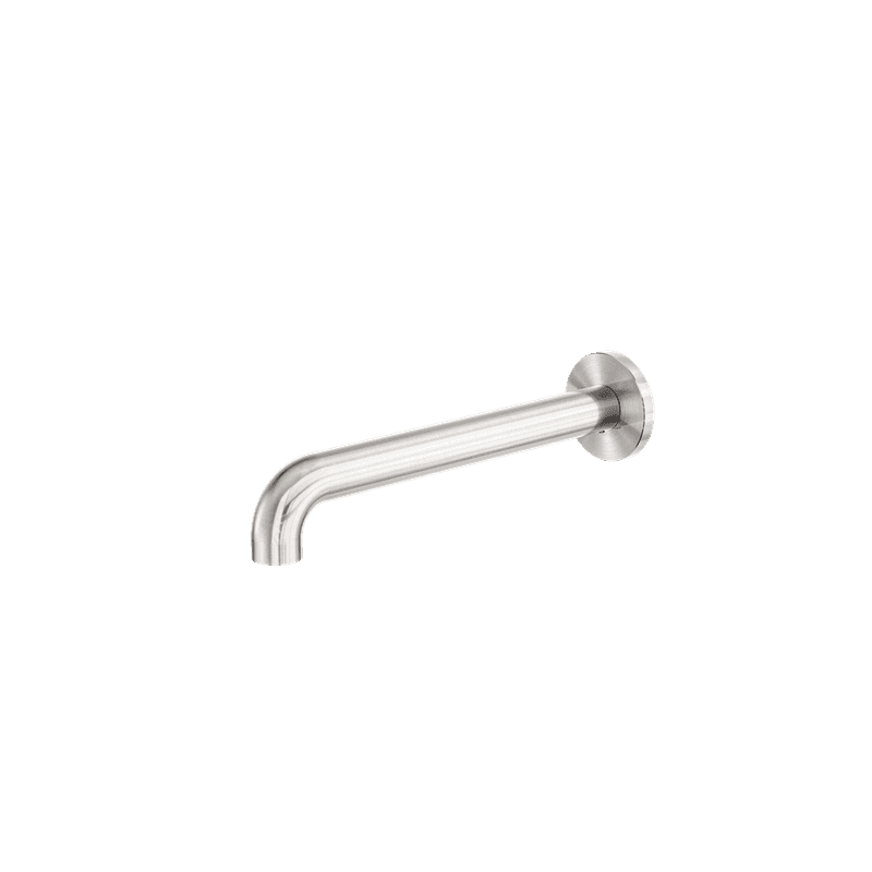 Zen SS316L Round Basin/Bath Spout 230mm | Brushed Nickel