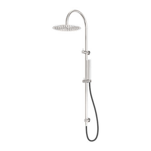 Zen SS316L Twin Shower & Outdoor Shower Hose | Brushed Nickel