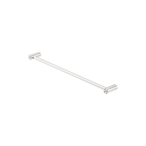 Zen SS316L Single Towel Rail 800mm | Brushed Nickel