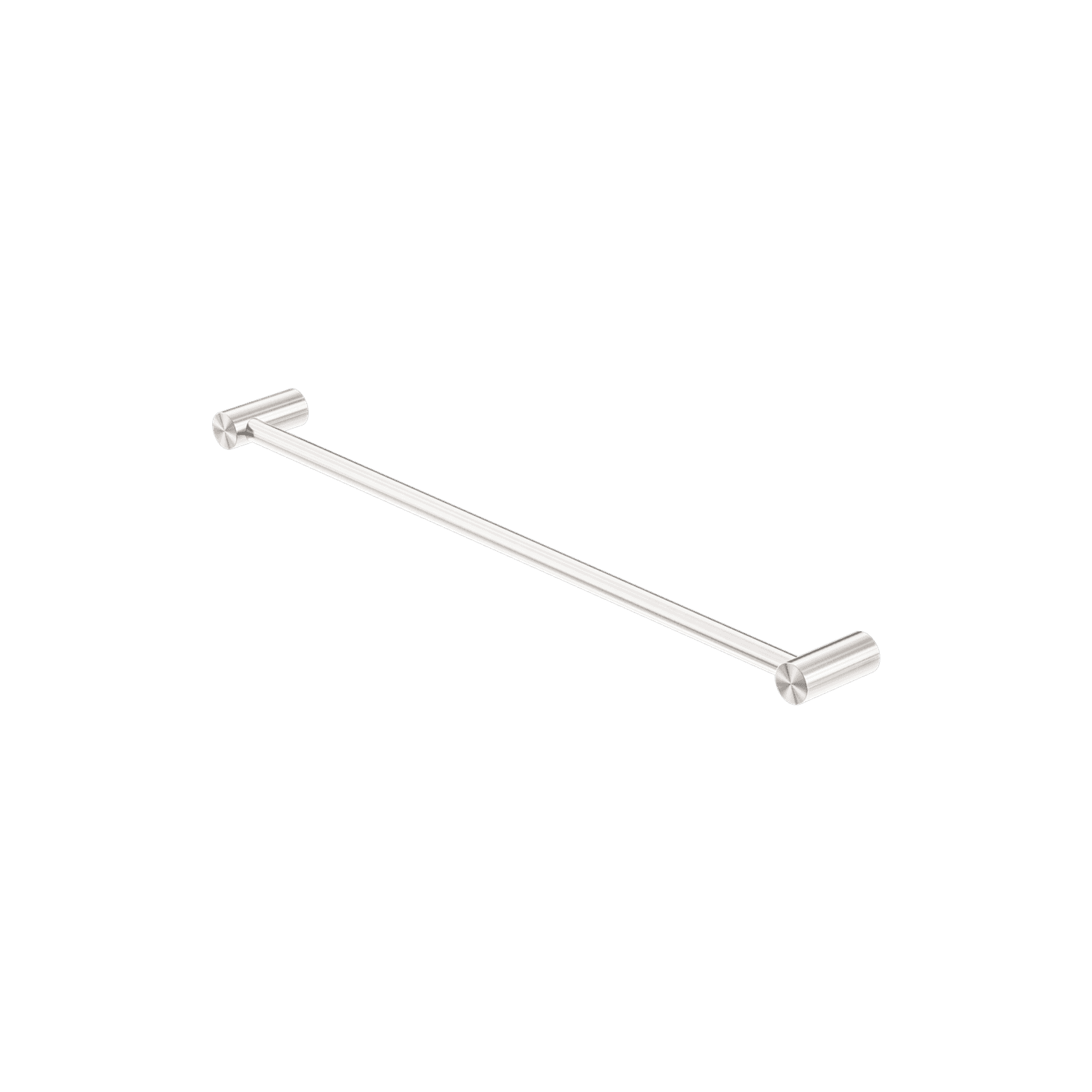 Zen SS316L Single Towel Rail 800mm | Brushed Nickel