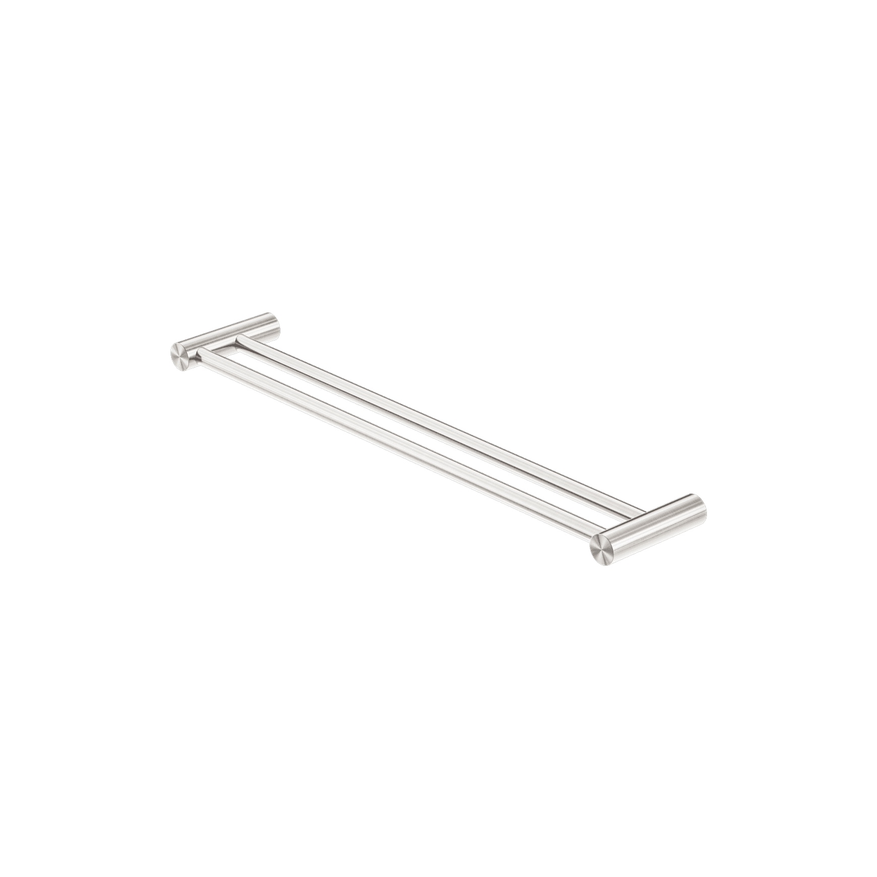 Zen SS316L Double Towel Rail 600mm | Brushed Nickel