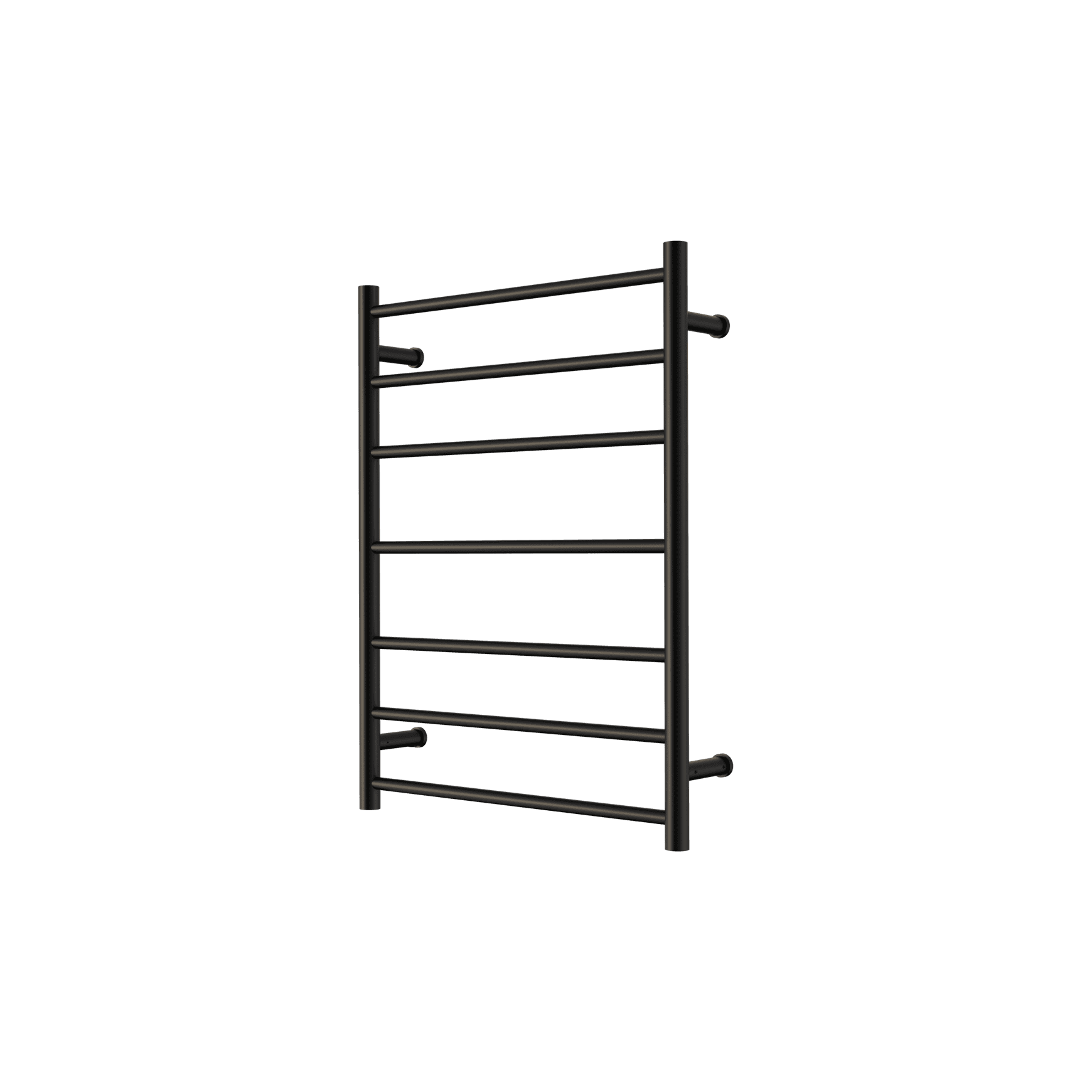 Mecca 240V 7 Bar Heated Towel Ladder Matte Black