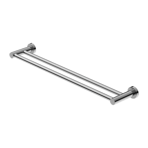 Mecca Double Towel Rail 600mm Chrome