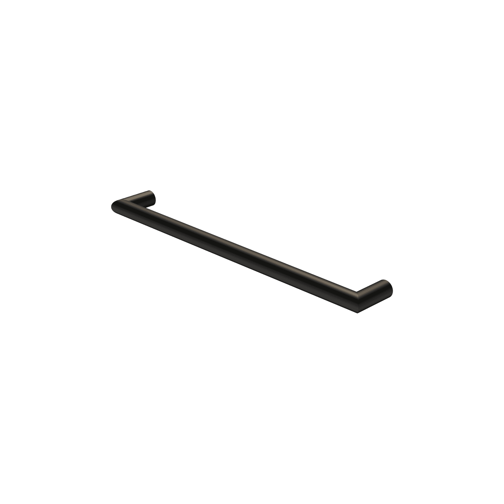 Mecca 240V Single Heated Towel Rail Matte Black