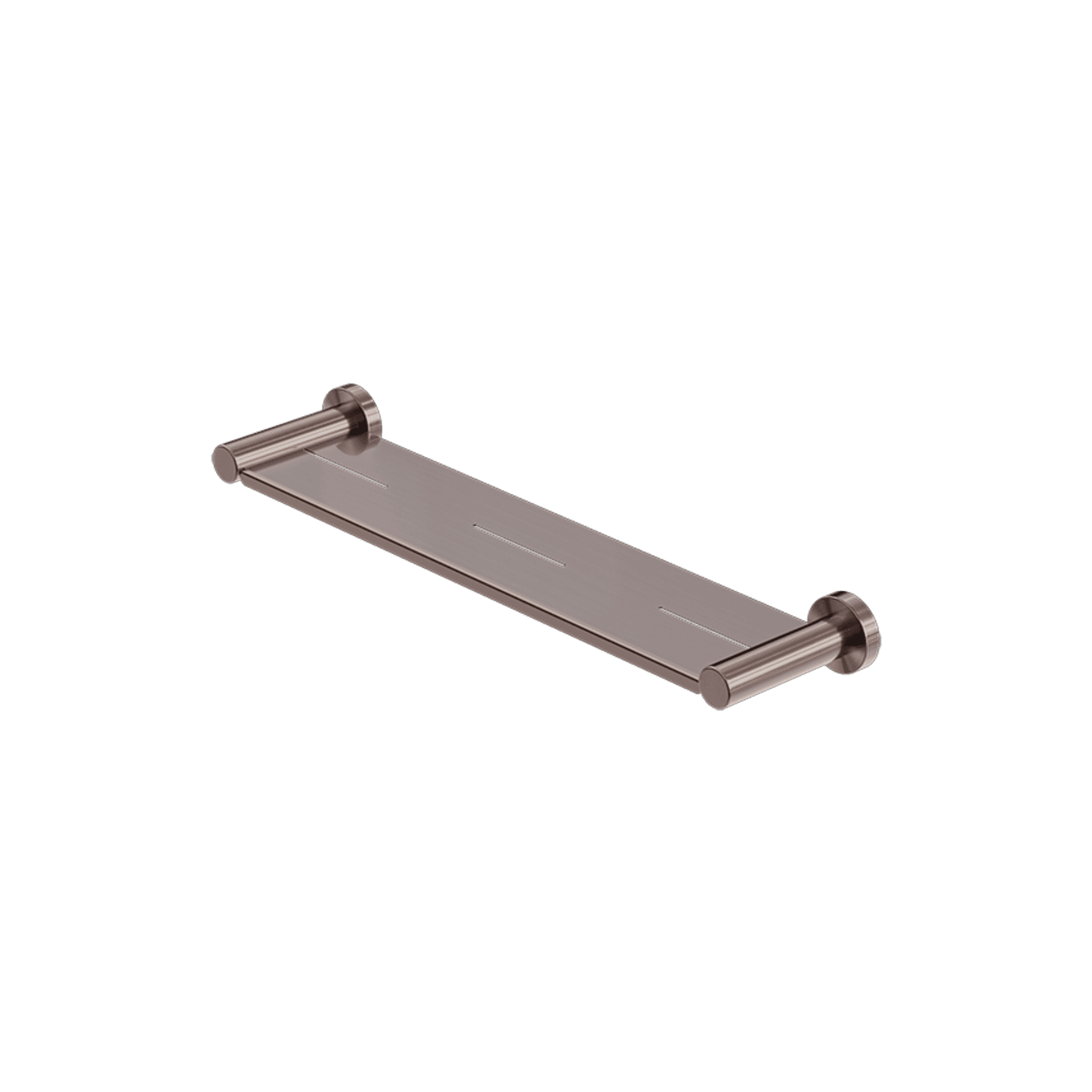 Mecca Metal Shower Shelf Brushed Bronze