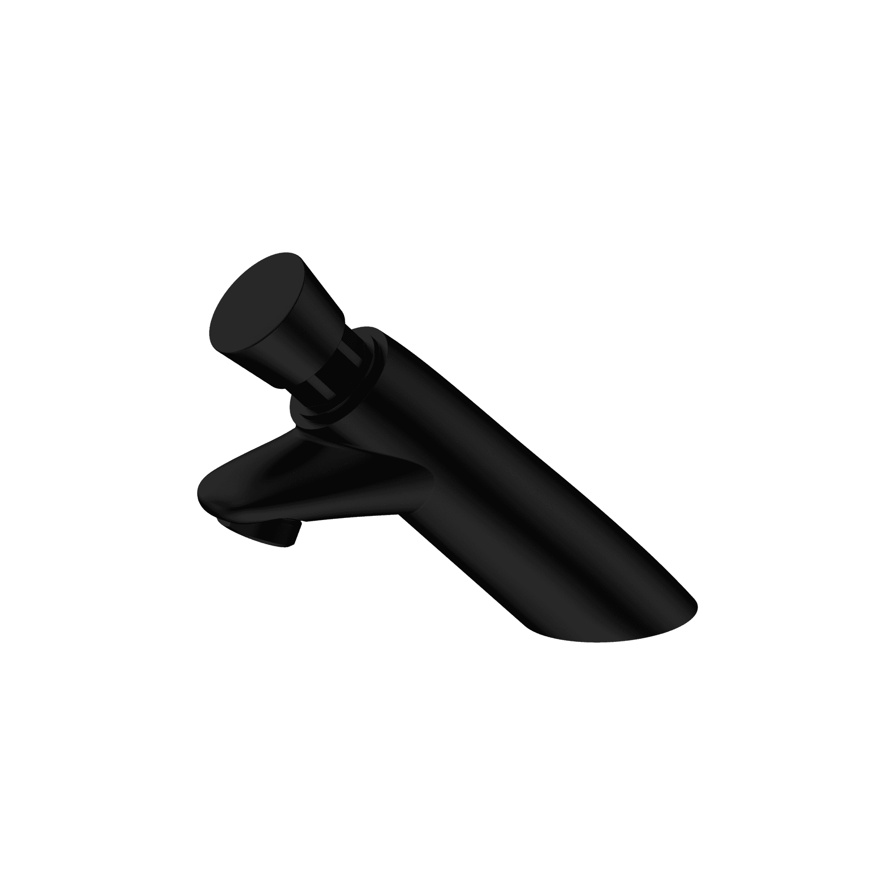SS316 Lead Free Timeflow Push Button Pillar Tap PVD Black