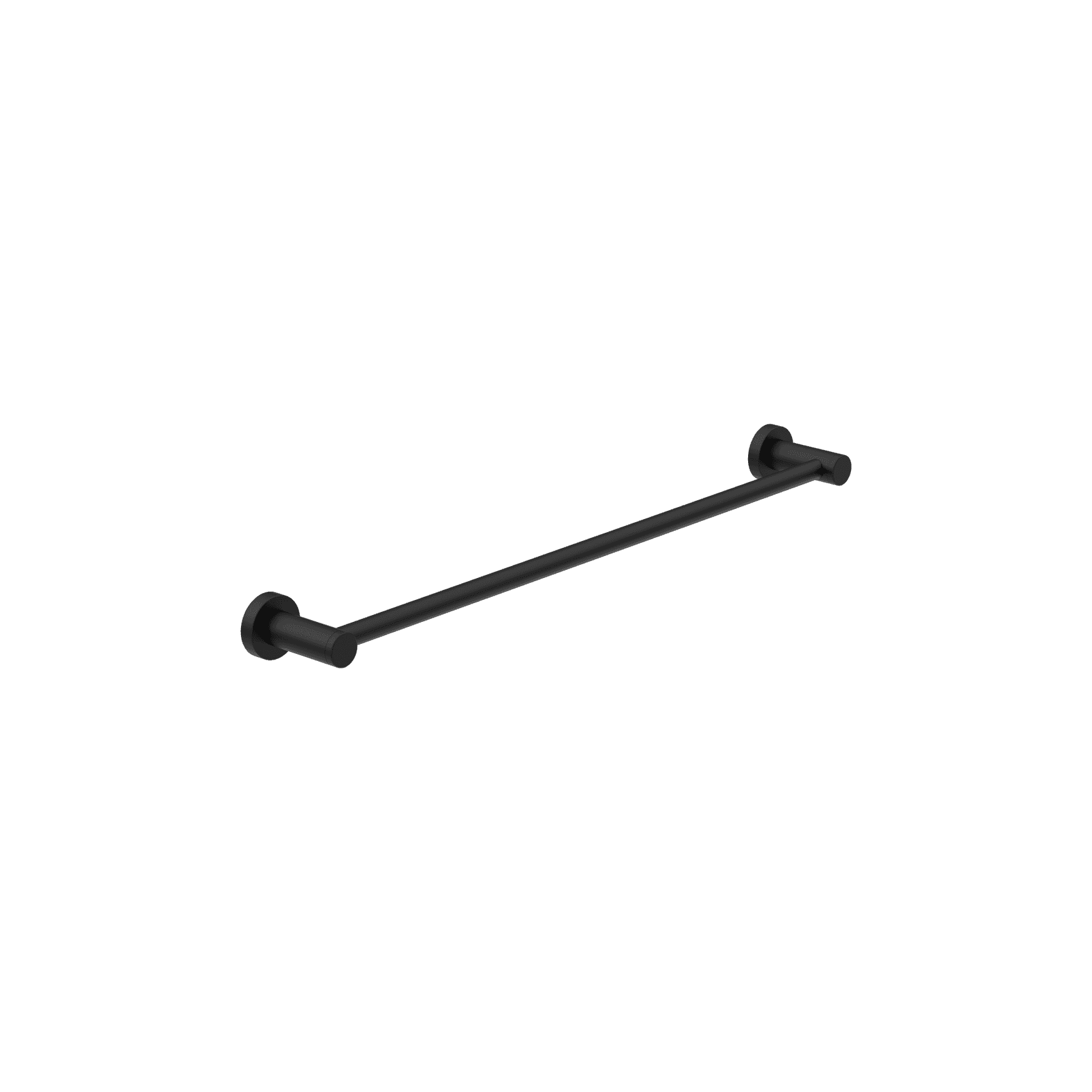 Dolce II Single Towel Rail 600mm Matte Black
