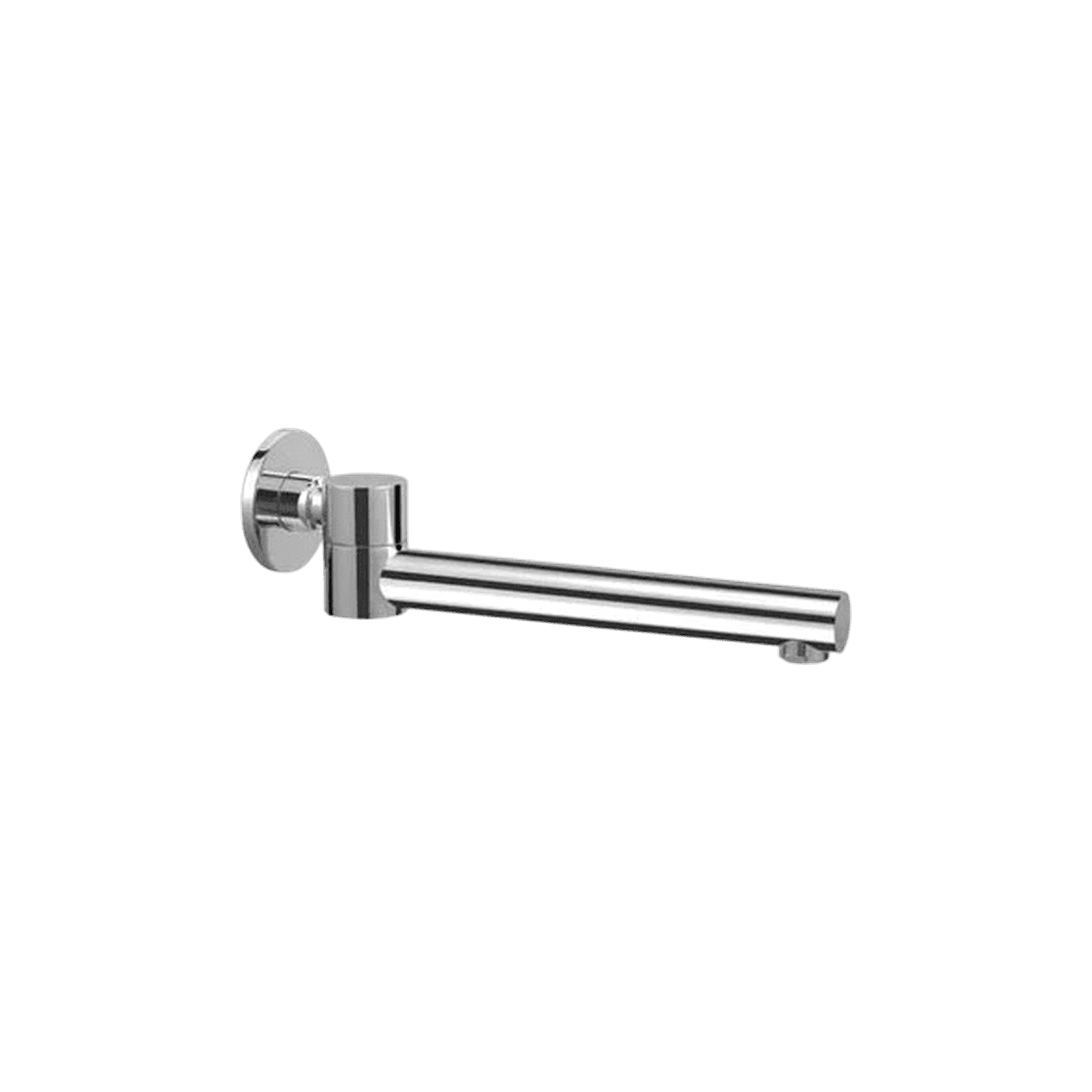 Dolce Wall Mounted Swivel Bath Spout Only Chrome