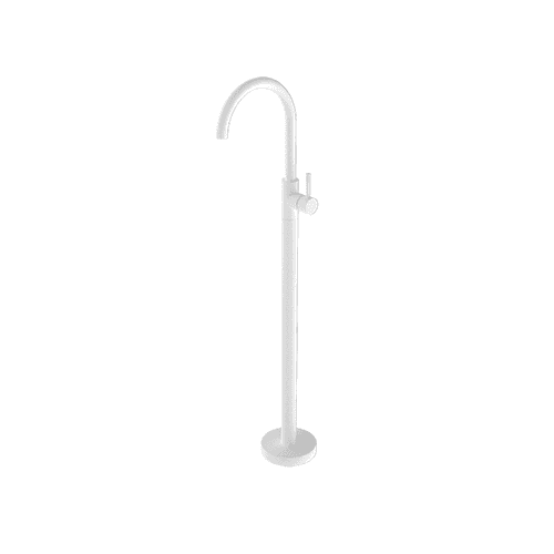 Mecca Freestanding Bath Mixer Matte White