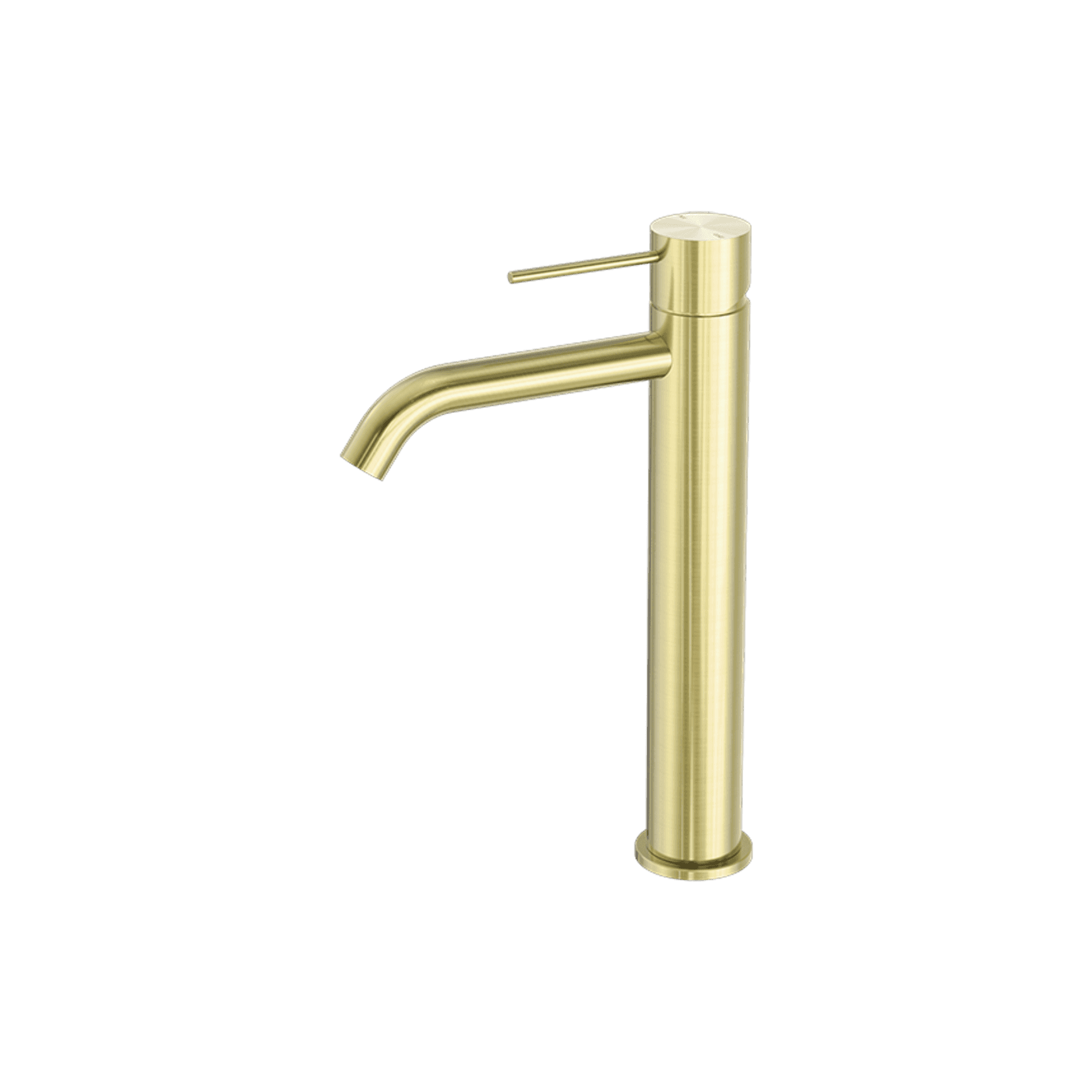 Mecca Tall Basin Mixer Brushed Gold