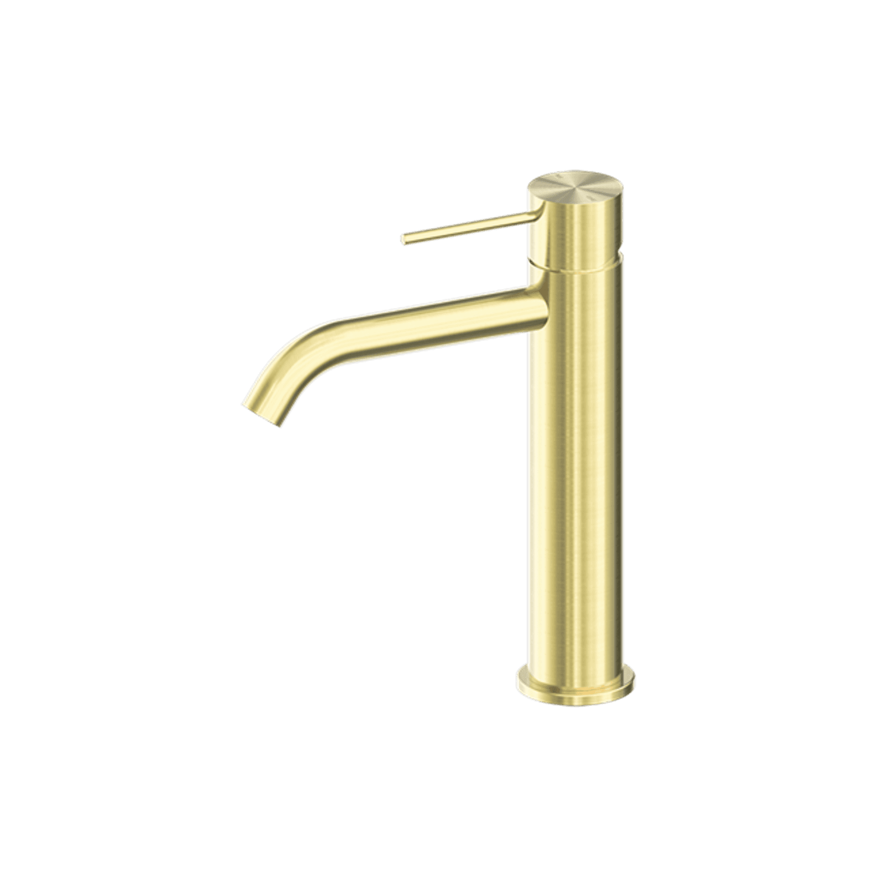 Mecca Mid Tall Basin Mixer Brushed Gold