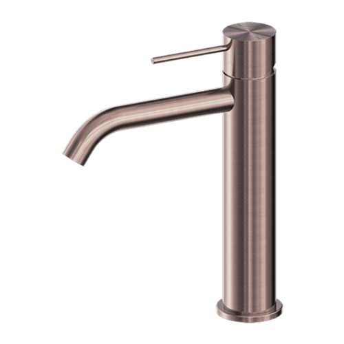 Mecca Mid Tall Basin Mixer Brushed Bronze