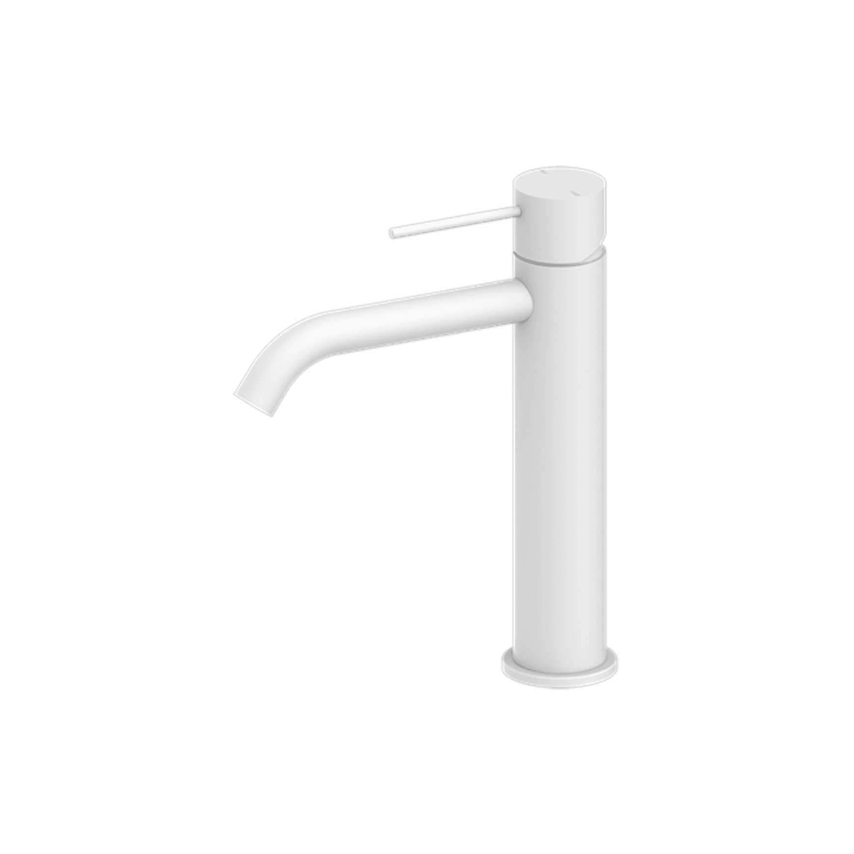Mecca Mid Tall Basin Mixer Matte White