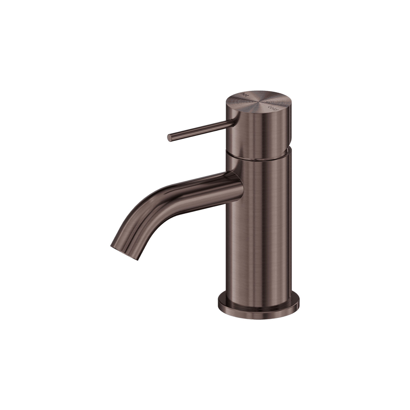 Mecca Mini Basin Mixer Brushed Bronze