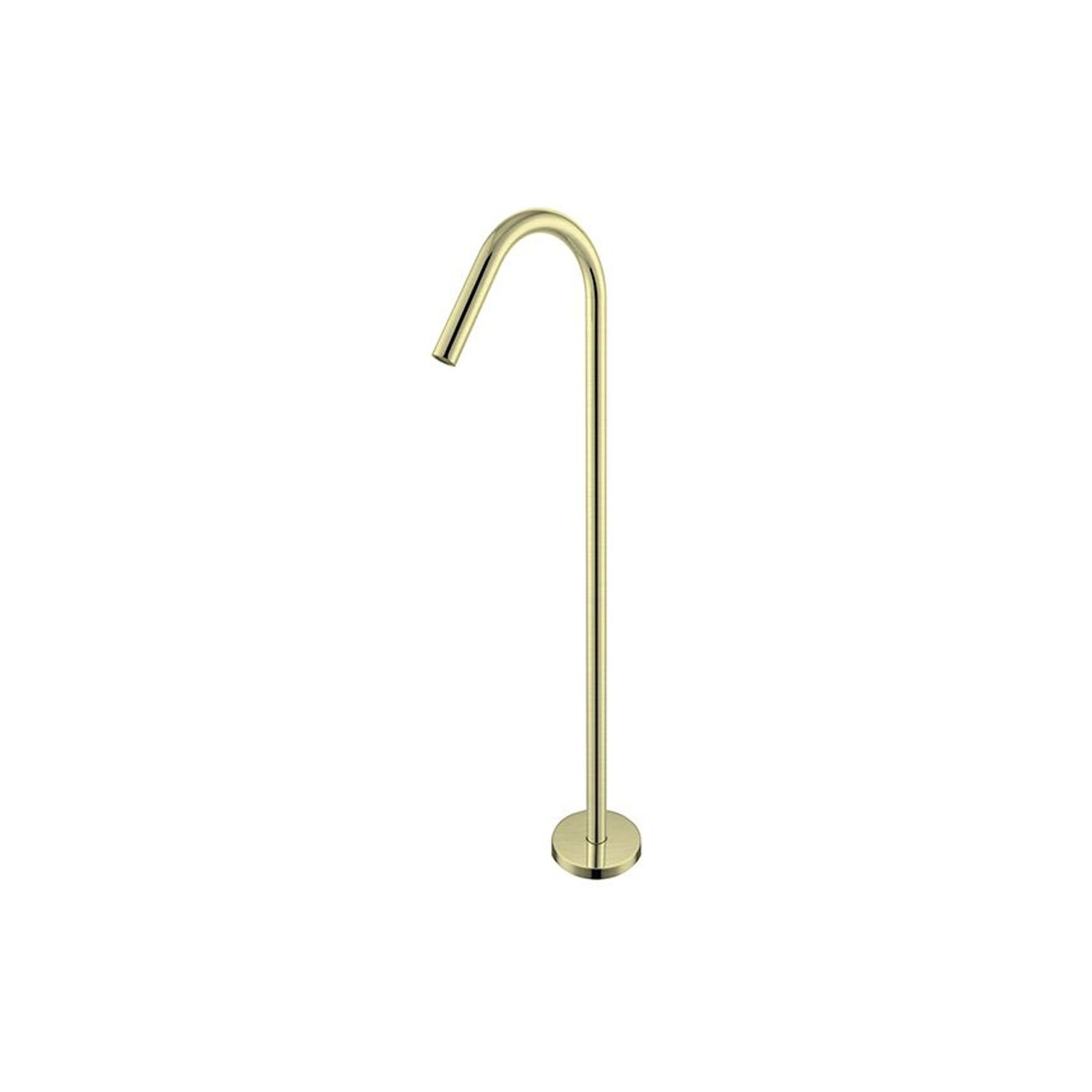 Mecca Freestanding Bath Spout Only Brushed Gold
