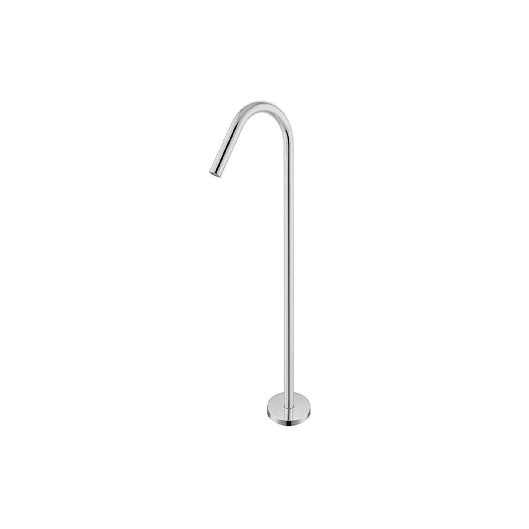 Mecca Freestanding Bath Spout Only Brushed Nickel