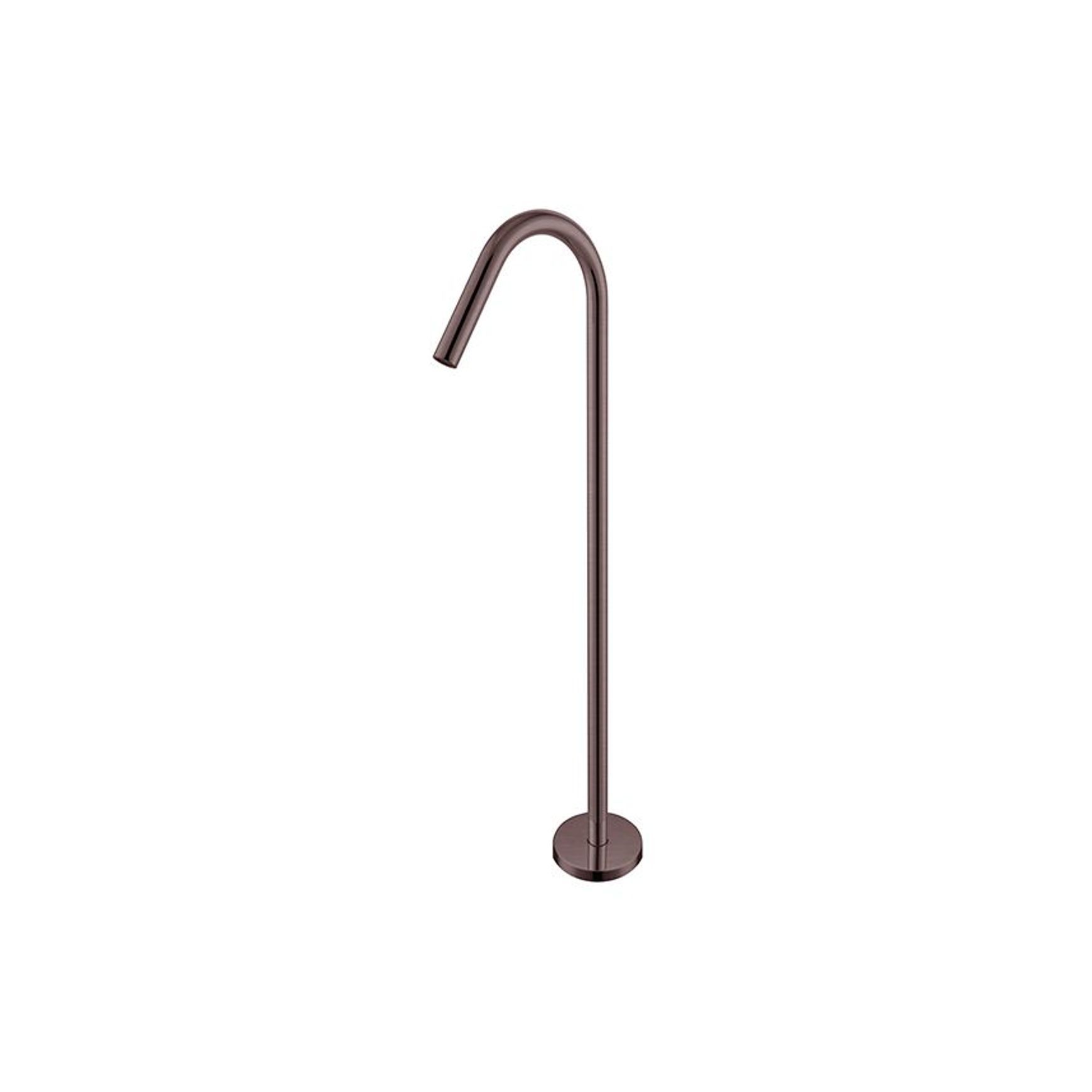 Mecca Freestanding Bath Spout Only Brushed Bronze