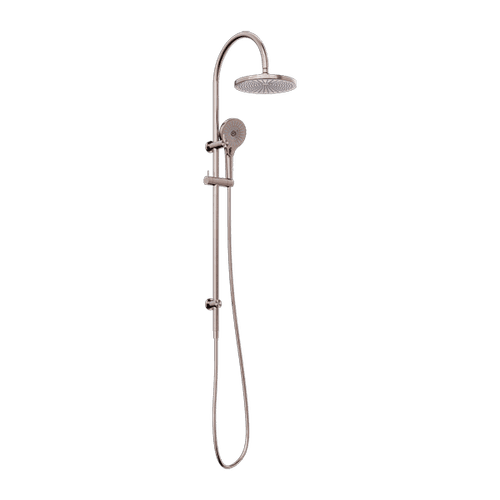 Mecca Twin Shower Brushed Bronze