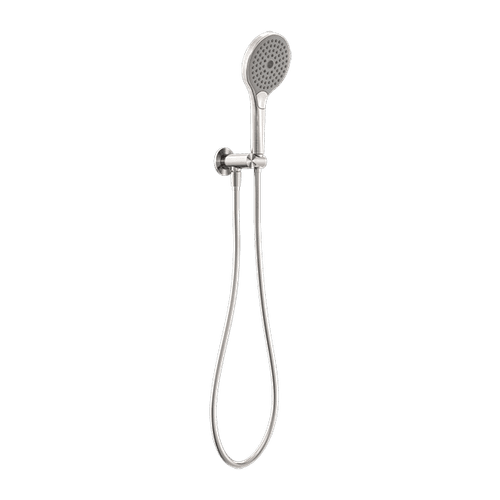 Mecca Shower On Bracket With Air Shower II Brushed Nickel