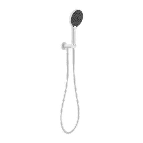 Mecca Shower On Bracket With Air Shower II Matte White
