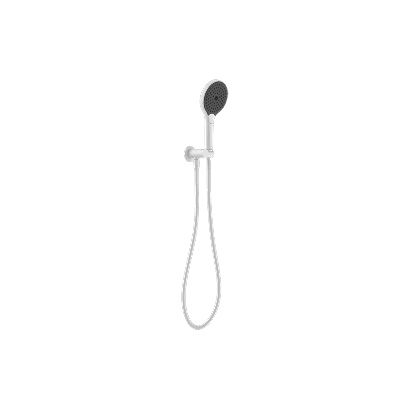 Mecca Shower On Bracket With Air Shower II Matte White