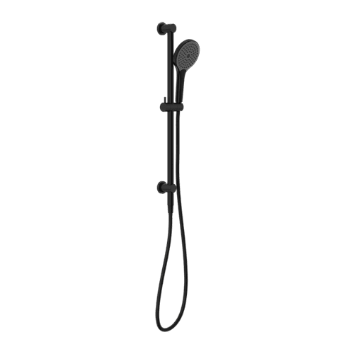 Mecca Shower Rail With Air Shower II Matte Black