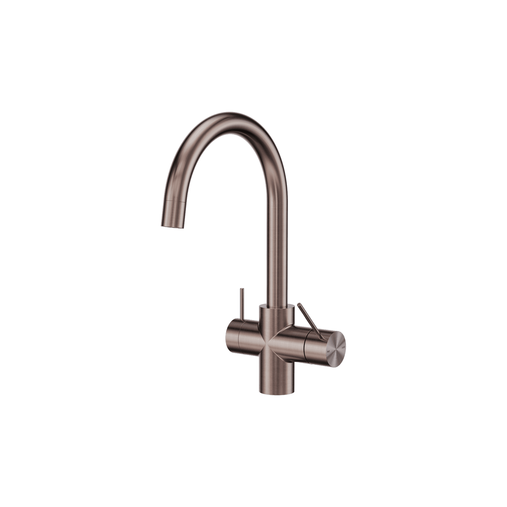 Mecca 3 Way Filtered Mixer Tap Brushed Bronze