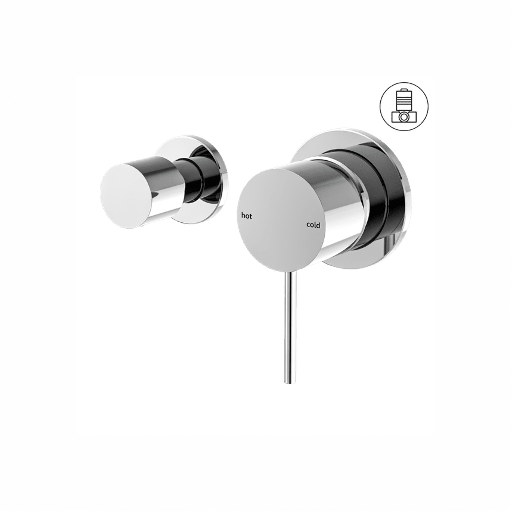 Mecca Shower Mixer With Horizontal 2 Way Divertor Chrome