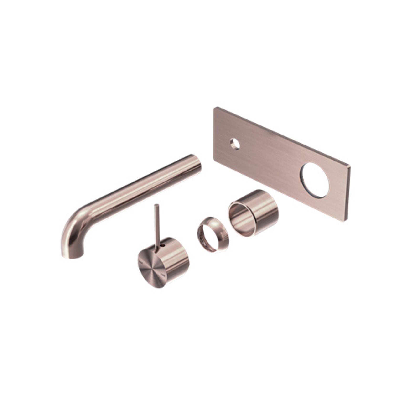 Mecca Wall Basin/Bath Mixer Handle Up 120mm Trim Kits Only Brushed Bronze