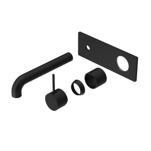 Mecca Wall Basin/Bath Mixer Handle Up 160mm Trim Kits Only Matte Black