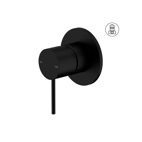 Mecca Shower Mixer 80mm Plate Matte Black