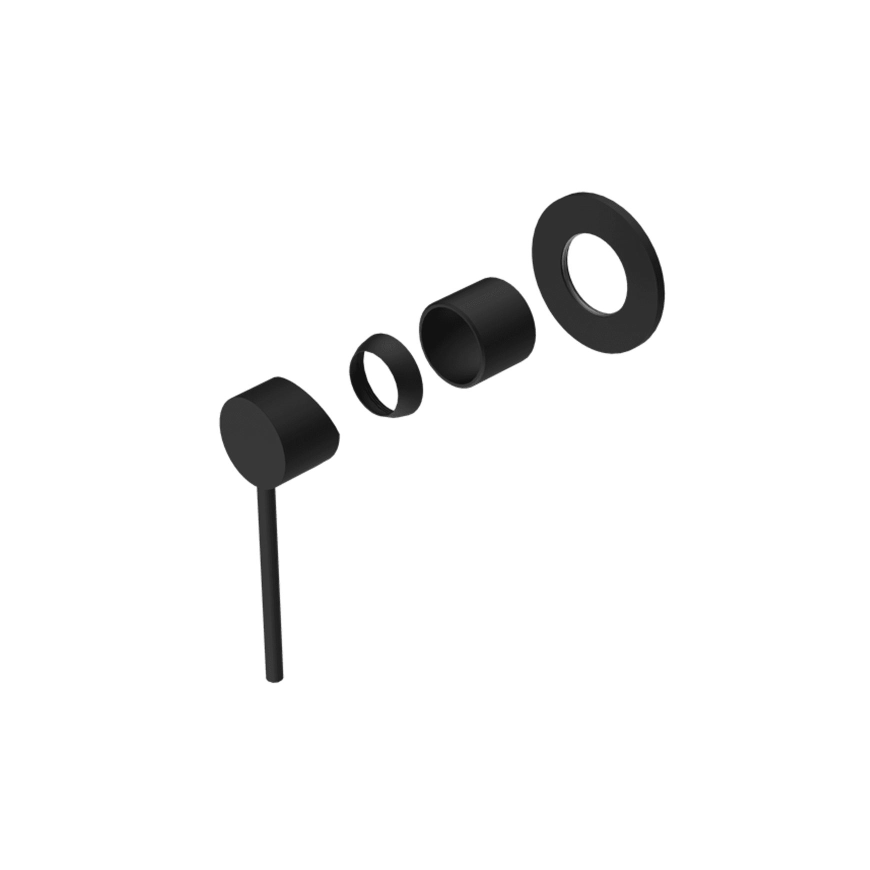 Mecca Care Shower Mixer Trim Kits Only Matte Black