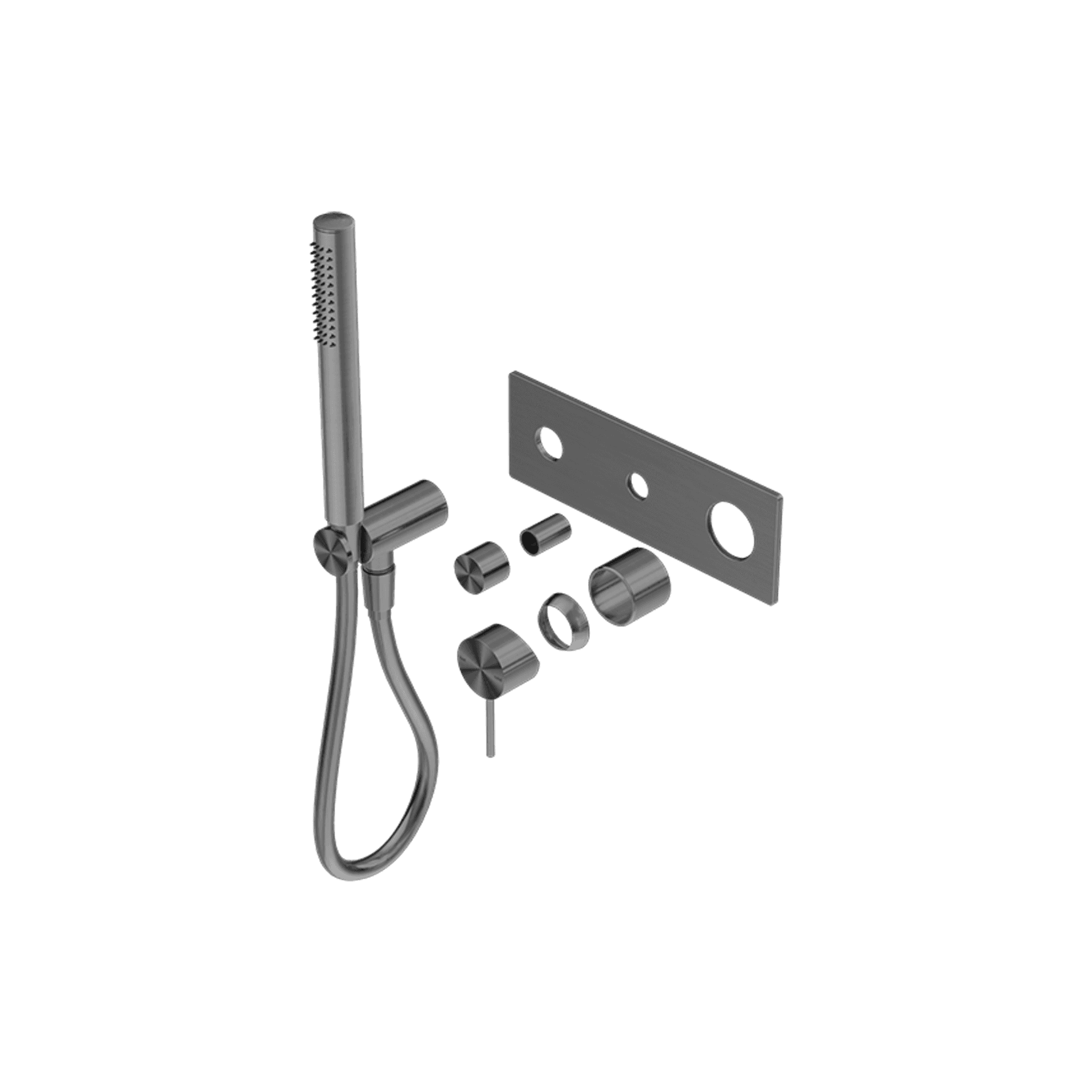 Mecca Shower Mixer Divertor System Trim Kits Only Gun Metal