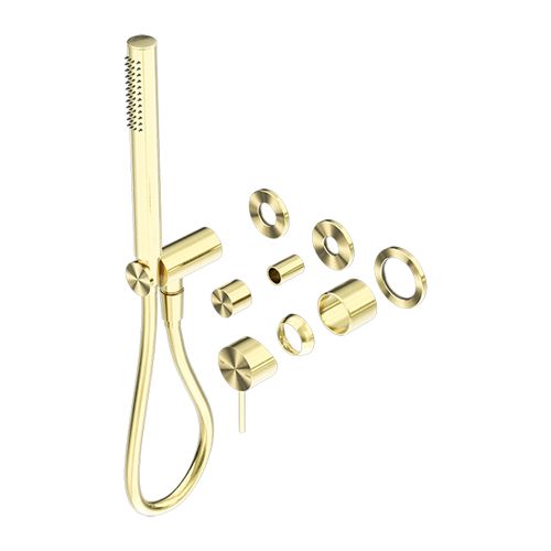 Mecca Shower Mixer Divertor System Separate Back Plate Trim Kits Only Brushed Gold
