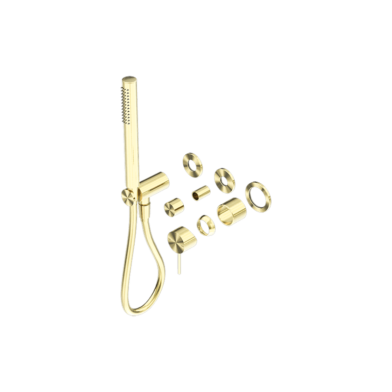 Mecca Shower Mixer Divertor System Separate Back Plate Trim Kits Only Brushed Gold