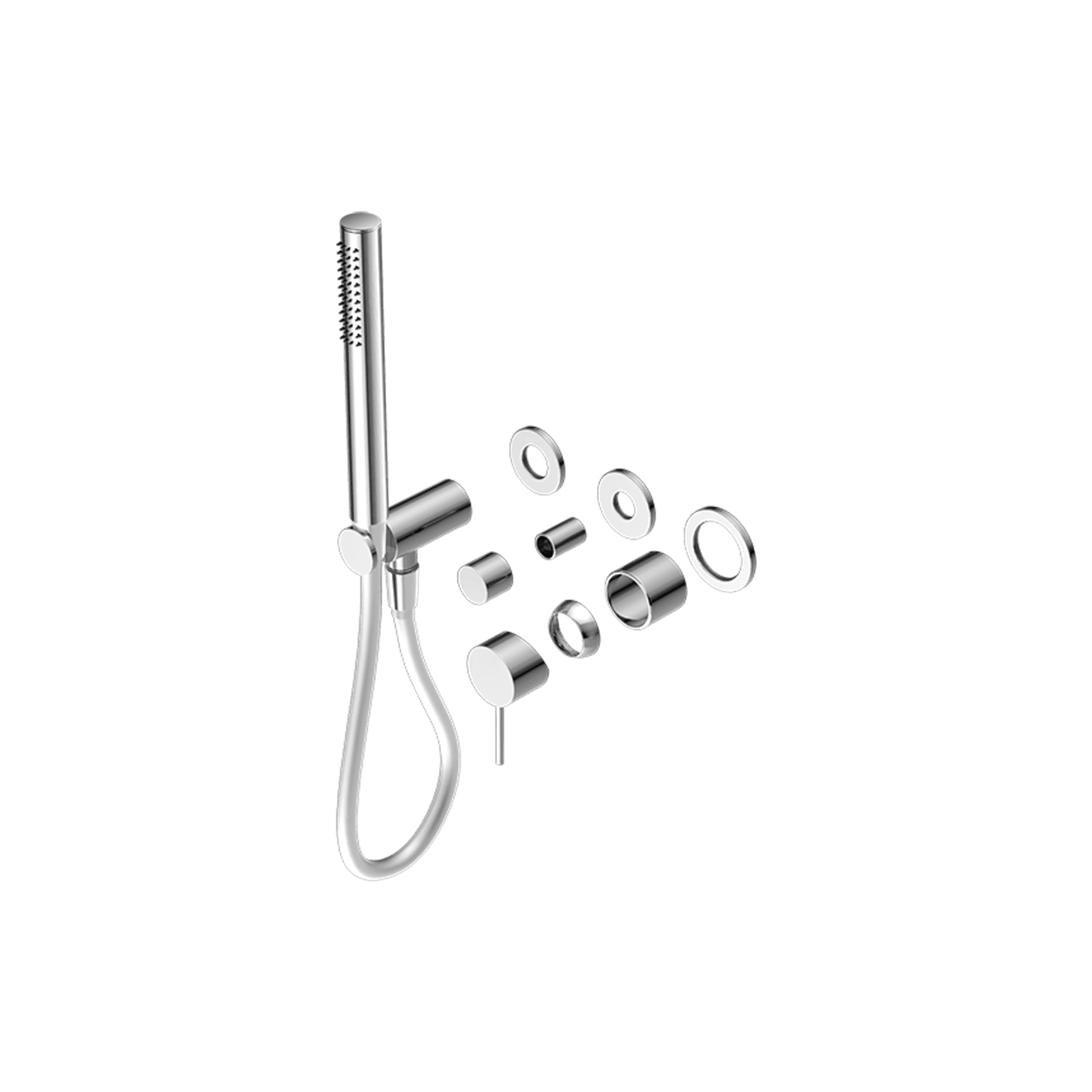Mecca Shower Mixer Divertor System Separate Back Plate Trim Kits Only Chrome