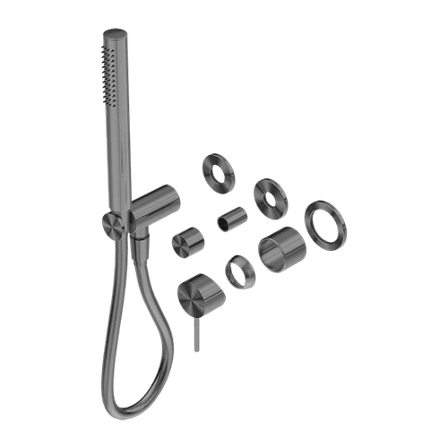 Mecca Shower Mixer Divertor System Separate Back Plate Trim Kits Only Gun Metal
