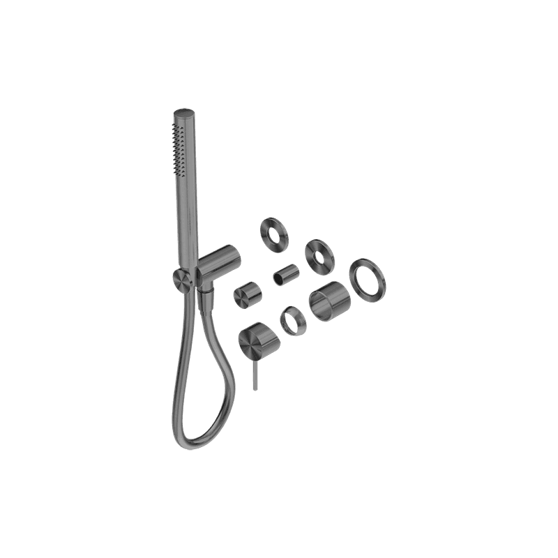 Mecca Shower Mixer Divertor System Separate Back Plate Trim Kits Only Gun Metal