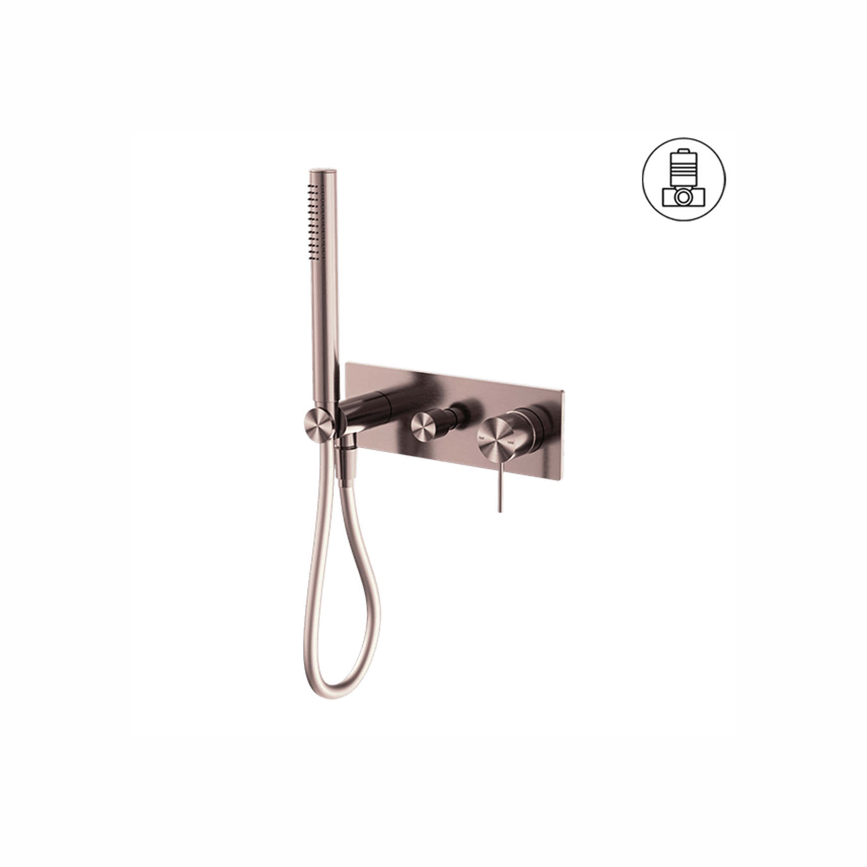 Mecca Shower Mixer Divertor System Brushed Bronze