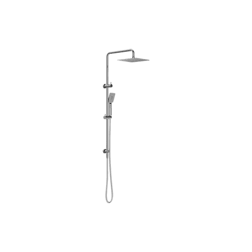 Square Project Twin Shower Chrome