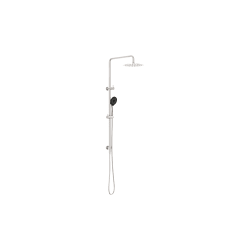 Round Project Twin Shower 4 Star Rating Brushed Nickel