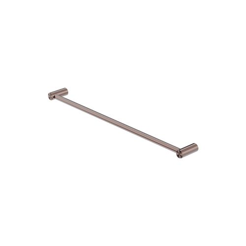 New Mecca Single Towel Rail 600mm Brushed Bronze